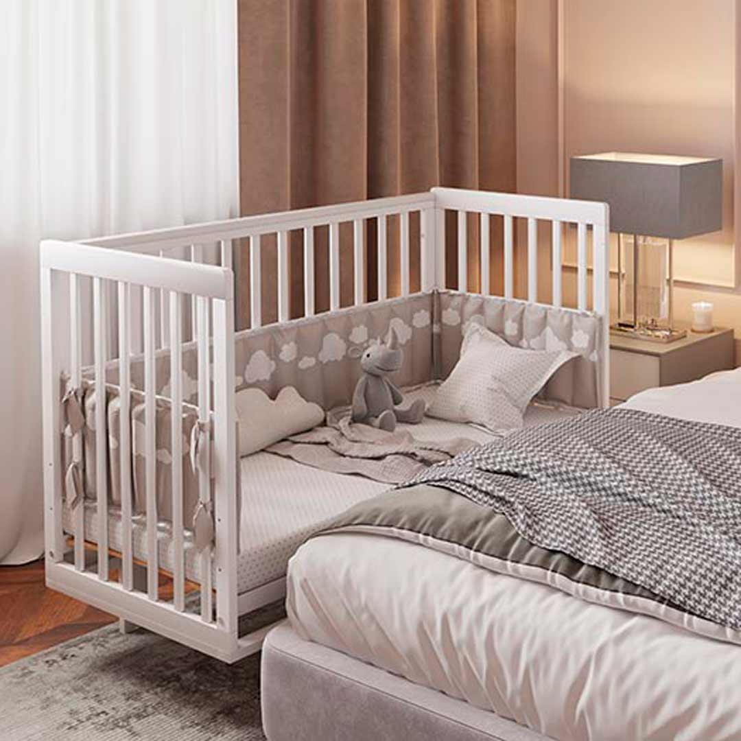 Детская кроватка Polini kids 340C с маятником натурал