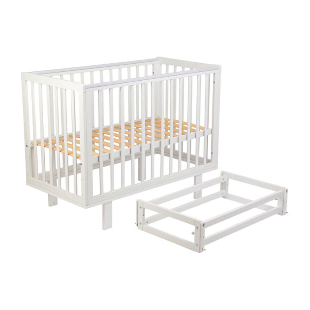 Детская кроватка Polini kids 340C с маятником натурал